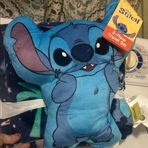 Disney Stitch Blue and Purple Travel Set